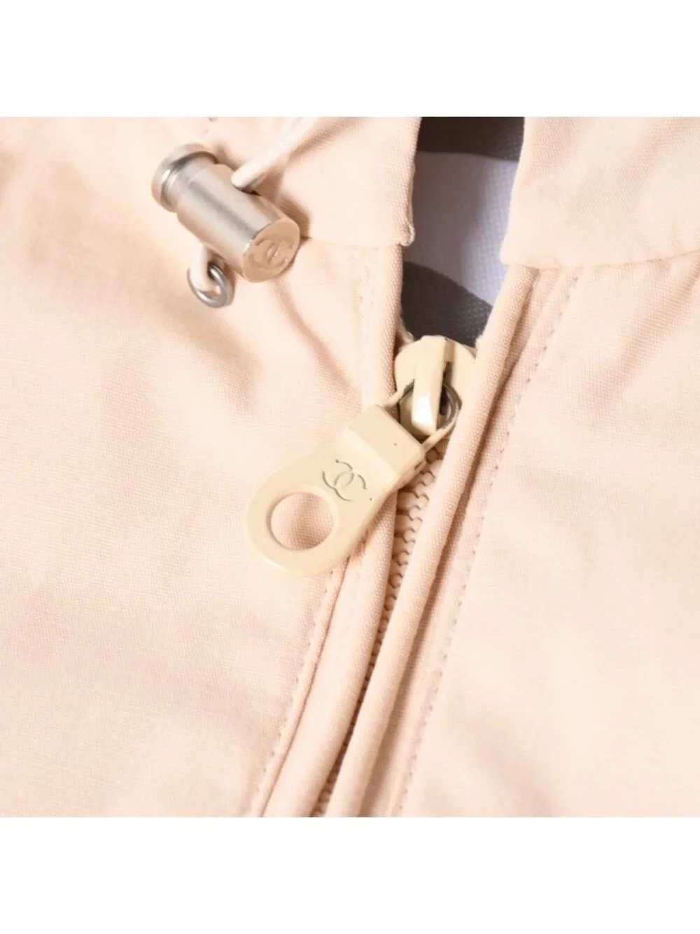 Chanel Sports Line Anorak Jacket Half Zip Multicolor